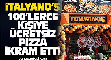 Van’da Bu Firma 100'lerce Kişiye Pizza Dağıttı