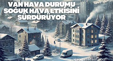 Van Hava Durumu - Soğuk Hava Etkisini Sürdürüyor