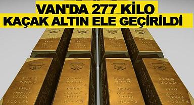 Van'da 277 Kilogram Kaçak Altın Ele Geçirildi
