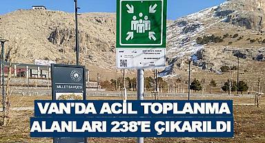Van'da Acil Toplanma Alanları 238'e Çıkarıldı