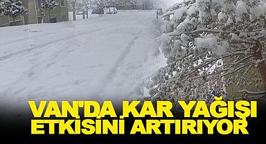 Van’da Kar Yağışı Etkisini Artırıyor