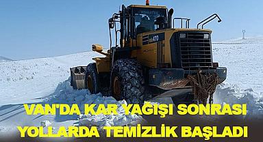 Van'da Kar Yağışı Sonrası Temizlik Çalışmaları Başladı