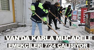 Van'da Karla Mücadele Emekçileri 7/24 Çalışıyor