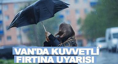 Van'da Kuvvetli Rüzgar Uyarısı