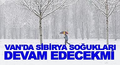 Van’da Sibirya Soğukları Devam Ediyor
