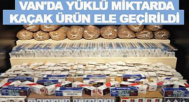 Van’da Yüklü Miktarda Kaçak Ürün Ele Geçirildi