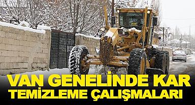  Van Genelinde Kar Temizleme Çalışmaları