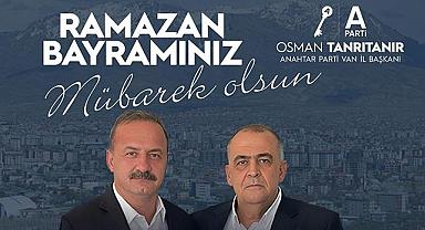 TANRITANIR’dan Ramazan Bayramı Mesajı