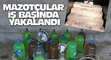 Van'da kaçakçı mazotçu iş basında yakalandı