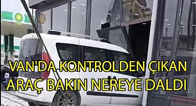 Kontrolden Çıkan Araç Dükkana daldı