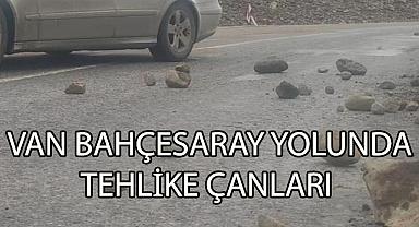 Van-Bahçesaray Yolu'nda Tehlike Çanları