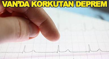 Van Başkale'de 4 Büyüklüğünde Deprem