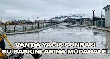 Van’da Yağış Su Baskınlarına Neden Oldu