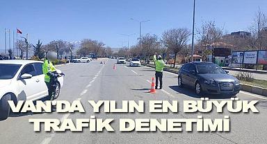 Van’da Yılın En Büyük Trafik Denetimi