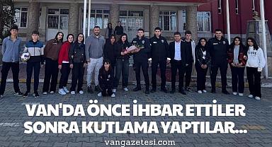 Van Gevaş'ta anlamlı polis haftası sürprizi