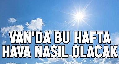 Van’da 5 Günlük Hava Durumu Açıklandı!