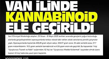 Van’da kannabinoid ele geçildi - Van Haber