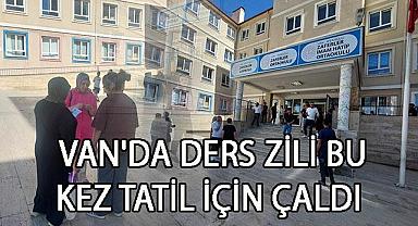 Van Haber - Van’da Ders Zili Bu Kez Tatil İçin Çaldı