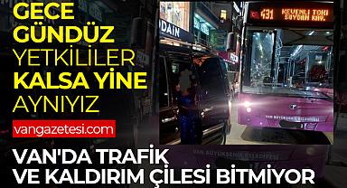Van Haber - Van'da Trafik ve Kaldırım Çilesi Bitmiyor