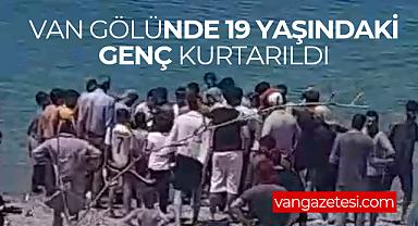 Van Haber - Van Gölünde 19 yaşındaki genç kurtarıldı