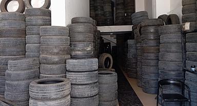 Van'da ikinci el araç lastiklerine talep arttı