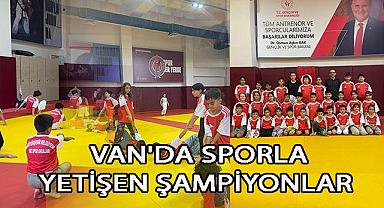 Van’da Sporla Yetişen Şampiyonlar!