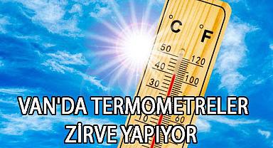 Van’da Termometreler Zirve Yapıyor