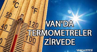 Van'da Termometreler Zirvede!