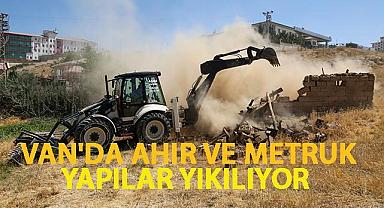 Van Haber - Van'da Ahır ve Metruk Yapılar Yıkılıyor