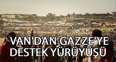 Van’dan Gazze’ye Destek Yürüyüşü
