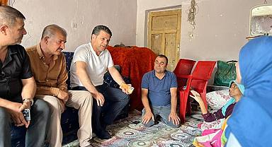 Başkan Yavuz Kuşan'dan Mağdur Aileye Destek