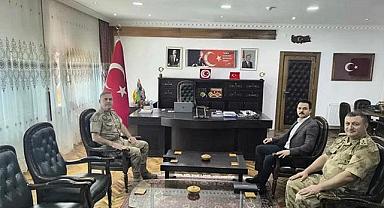  Tuğgeneral Avkıran, Kaymakam Arslanargun’u Ziyaret Etti