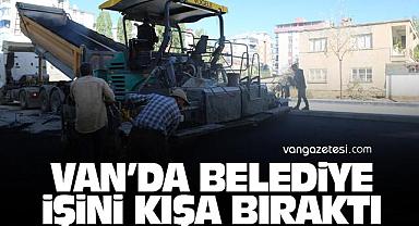 Van’da belediye işini kışa bıraktı – Van Haber