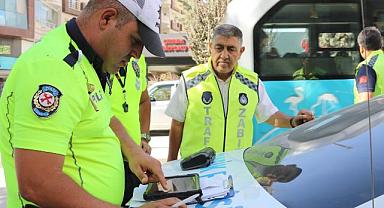 Van'da yalnış park edenlere ceza