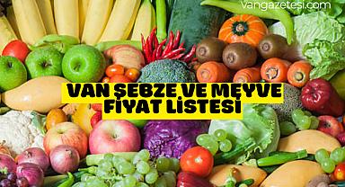 Van Sebze ve Meyve Fiyat Listesi