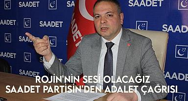 Rojin İçin Adalet! Saadet Partisi Sessiz Kalmadı