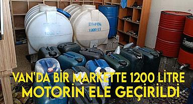 Van'da 1200 Litre Kaçak Motorin Ele Geçirildi