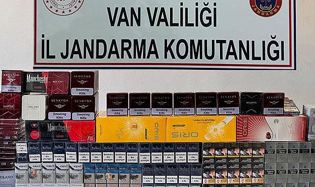 Van’da 1856 Paket Gümrüksüz Sigara Ele Geçirildi