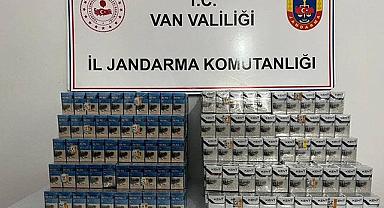 Van’da 2500 kaçak paket ele geçirildi