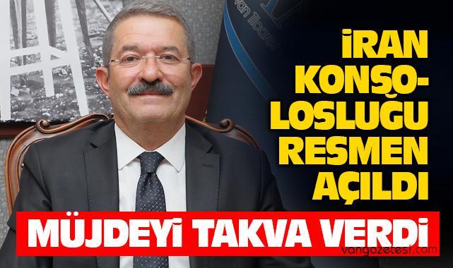 Van'da İran Konsolosluğu resmen açıldı