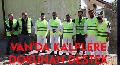 Van'da kalplere dokunan destek
