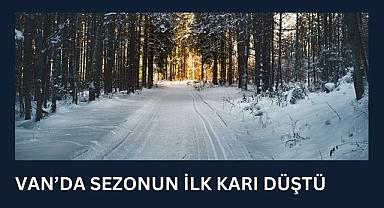 Van'da Sezonun İlk Karı Düştü