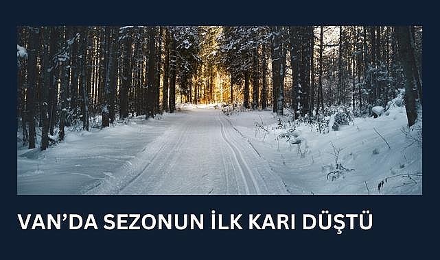 Van'da Sezonun İlk Karı Düştü