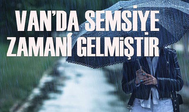 Van'da yağmur ve soğuk havalar başladı