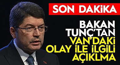 Van Haber - Bakan Tunç: Rojin Kabaiş soruşturması sürüyor