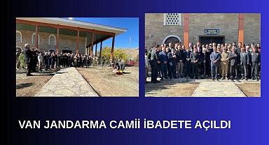 Van Jandarma Camii ibadete açıldı