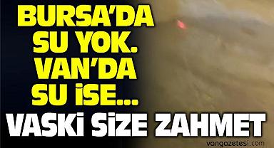 Van Milli Egemenlik Caddesinde Su Sızıntısı
