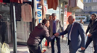 Başkan Güngöralp, Özalp ve Saray esnaflarını ziyaret etti
