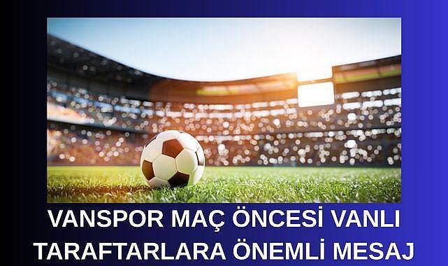 Büyük maç öncesi taraftara anlamlı çağrı
