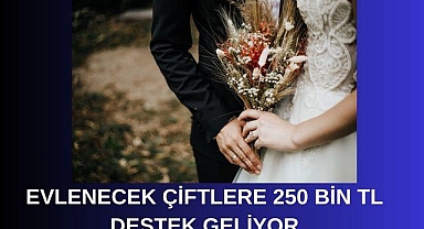 Evleneceklere 250 Bin TL Faizsiz Kredi